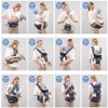Lukaedy Multi-functional Baby Carrier, 12-Way Baby Carrier, Hip Seat and