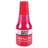 2000 PLUS 032960 Self-Inking Refill Ink, Red, 0.9 oz. Bottle