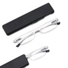 Ultra thin Lightweight Folding Reading Glasses Women Men TR90 Blue