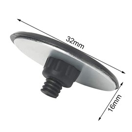 Car Rear Wiper Delete Kit,Auto Waterproof Block Off Plug Cap， Clean Dummy Plug Decorative， Screw Rear Windscreen Wiper Arm Antenna 32mm Cover for Car, Vehicle, Truck