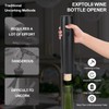 Electric Wine Opener Set with Charging Base, Rechargeable Automatic Corkscrew