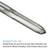 sourcing map 4pcs Metric Thread Taps M5 x 0.8 H2