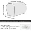 Kaket Sofa Arm Covers Grey, Anti-Slip Armchair Covers Slipcover Protector,