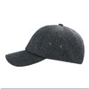 BOTVELA Wool Baseball Cap for Men Adjustable Unstructured Tweed Hat