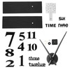 Frameless DIY Wall Clock Modern Mirror Wall Sticker for Home
