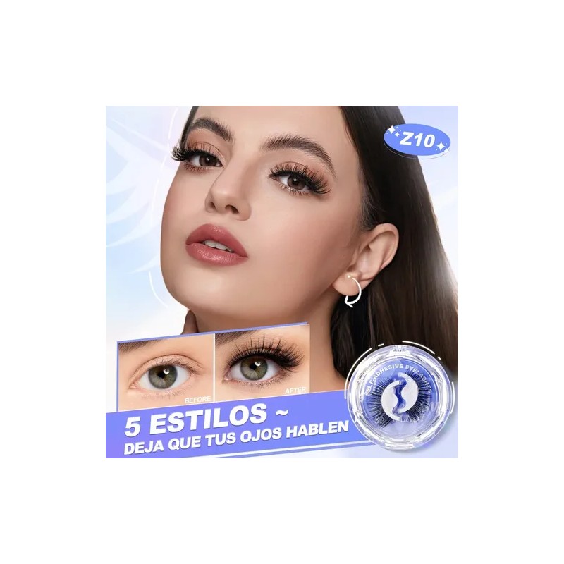 Sace Lady Pestañas Postizas Autoadhesivas Largas Naturales