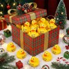 Jenaai 30 Pcs Funny Finger Rubber Ducks Bulk Friends Gift