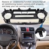 Dash A/C Air Conditioning Replacement Panel Electronic Car Radio Stereo