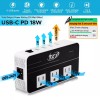 Key Power 220V to 110V Step Down Voltage Converter 2-Outlet