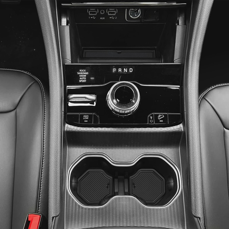 Auovo Center Console Mats Compatible with Grand Cherokee L Accessories