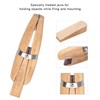 Haosie Wooden Ring Clamp, Jewelry Making Wood Clamp, Wooden Bench