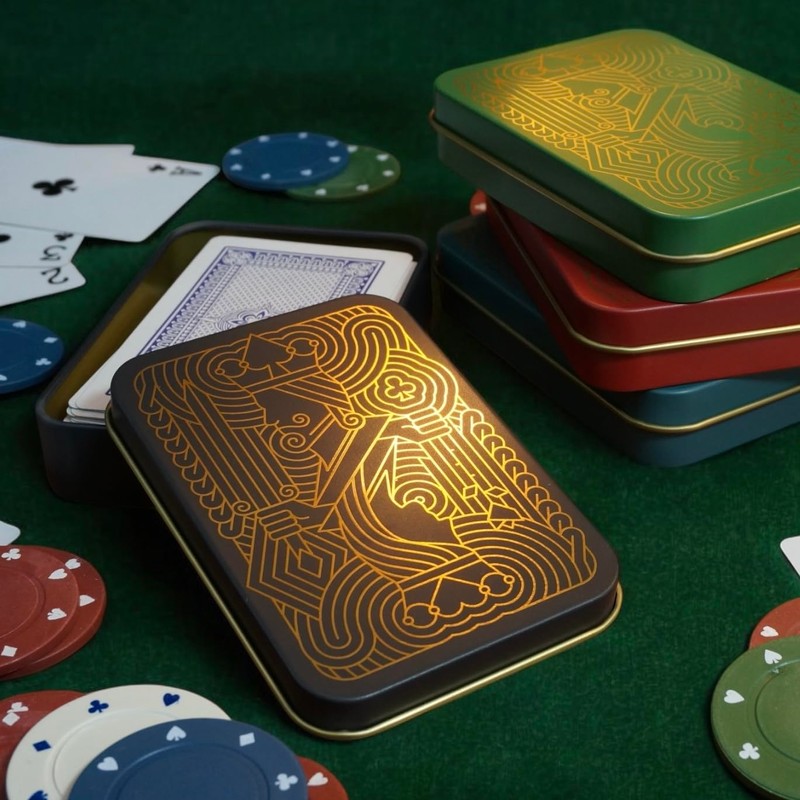 TINIT Playing Card Tin (Red)