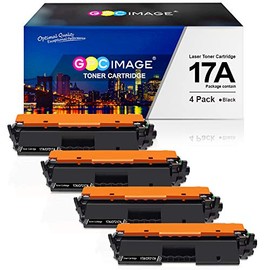 GPC Image Compatible Toner Cartridge Replacement for HP 17A CF217A Compatible with Laserjet Pro M102a M102w Pro MFP M130nw M130a M130fn M130fw Series Printer Tray (4 Black)