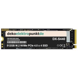 dekoelektropunktde 512GB M.2 NVMe SSD Hard Drive Suitable for Acer Predator Helios 300 PH317-53-77NT Alternative Replacement Part 2280 PCIe 4.0 x 4 Performance