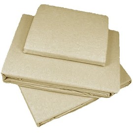 Linens Limited 100% Brushed Cotton Flannelette Pillow Cases, Natural, Pair