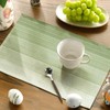 Set of 4 Place Mats Washable Cotton Linen Fabric 45