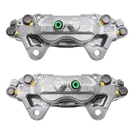 AutoShack BC30150PR Front Brake Calipers Assembly Pair Set of 2 Driver and Passenger Side Replacement for 2000-2006 Toyota Tundra 2003-2009 4Runner 2005-2019 Tacoma 2007-2014 FJ Cruiser 4.0L 4WD RWD