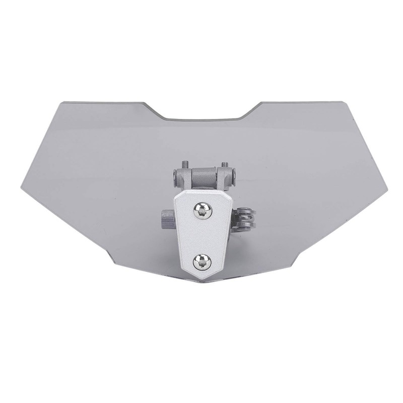 Motorcycle Windshield Windscreen, Universal Motorbike Wind Deflector, 8.58inx4.33in Clip On