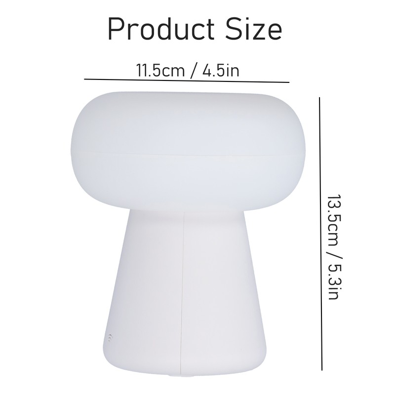 Mushroom Shaped Sensor Light Innovative USB Powered Ambient Lamp for
