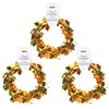 Brite Star 9ft Maple Leaf Wire Garland,Orange(Set of 3)