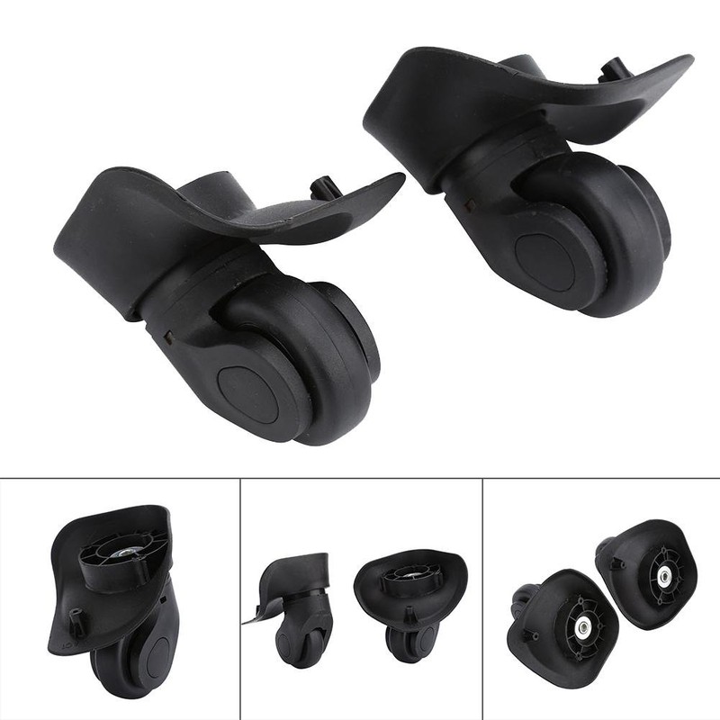 Pack of 2 Luggage Wheels Replacement Suitcase Wheels Wear-Resistant Swivel