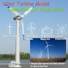 Rinnland Windmill Model - Large-Sized Wind-Up Wind Turbine Science Teaching
