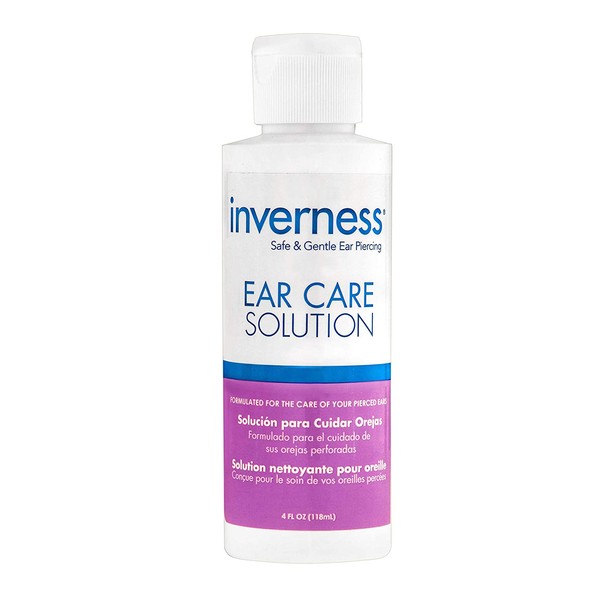New INVERNESS Ear Care Solution 4 oz | After Piercing |