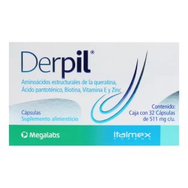Derpil Suplemento Alimenticio Derpil 32 Cápsulas