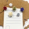 Chinchetas, 30 piezas con forma de rosa, chinchetas de punta