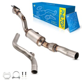 PHILTOP Left Catalytic Converter Kit Direct-Fit Replacement For 2011-2017 300 3.6L, 2011-2014 Charger 3.6L, 2011-2015 Challenger 3.6L OE Replace 55721 (EPA Compliant)