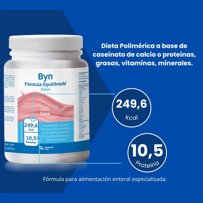 Byn Fórmula Equilibrada Polvo Sabor Fresa