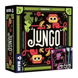 Devir Jungo, Brettspiel, lustiges und schnelles Spiel, Spiel mit Familie und Freunden, Partyspiel, Karten (BGJUNSP)