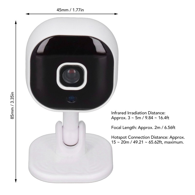Wireless Camera 1080P Infrared Night Vision 2 Way Audio Security