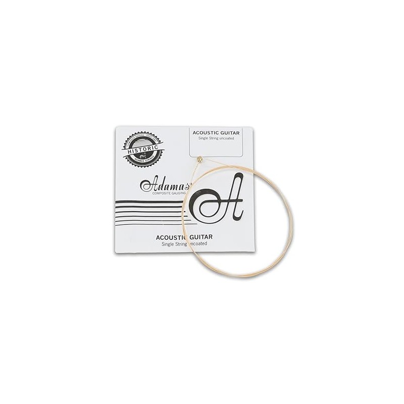 Adamas Single Strings for Acoustic Guitar Uncoated Phosphor Bronze Wound