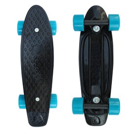 SK8MEMO 17x5 Inch Mini Skateboard, Mini Cruiser Skateboard for Beginners with ABEC-7 Bearing and Soft PU Wheels