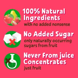 BEAR Berry FRUIT TREASURES - Delicious Real Fruit - Suitable for 3+ years - Healthy - 4 x 5 (20 packs)