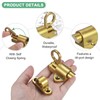 M METERXITY 4-Pack Self-Closing Latch Aluminum Alloy Automatic Window Sliding