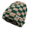 Clakllie Winter Stocking Beanie Hat Foldable Knitted Hats Roll-up Edge
