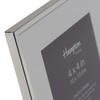 Hampton Frames MAYFAIR 4x4 (10x10cm) Silver Square Photo Picture Frame