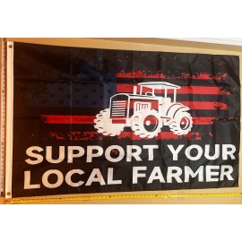 Unbranded Farmer Flag FREE SHIPPING 5 Farming Hunting Outdoors Trump USA Sign Poster 3x5'