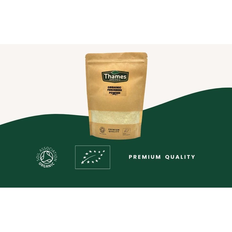 Thames Organic Certified Organic Fenugreek Powder | Nutty Sweet Flavor