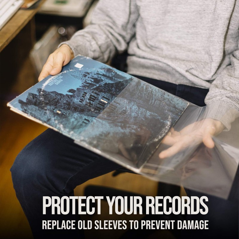 Vinyl Fever Record Sleeves [125 Pack] - Outer Album Covers