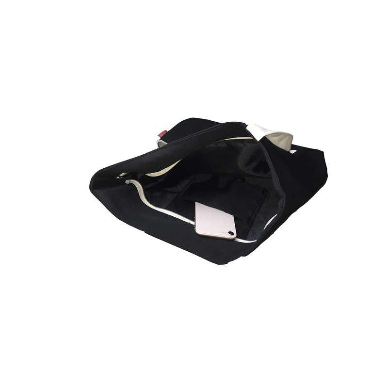 Econanos Hellobags2019 Strandtasche, 38 cm, Schwarz (Negro)