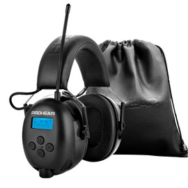 PROHEAR 033A (Upgraded) Hearing Protection with Radio DAB +/Bluetooth/FM, Headphones with Radio with Built-in Microphone and Noise Reduction