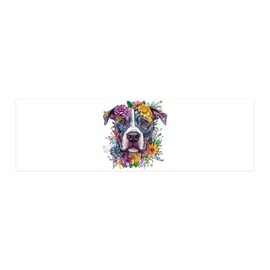 CafePress American Pit Bull Terrier 20x6 Wall Decal, Vinyl Wall Peel, Reusable Cling