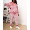 Tycorwd Women's Plus Size Two Piece Outfits Velour Sweatsuits Sets
