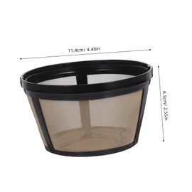 KICHOUSE Reusable Coffee Filter Basket Durable Mesh for Espresso Machines Efficient Filtration Preserves Flavor Easy to Clean Coffee Brewing Supplies for Home and Office Use