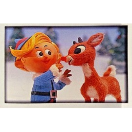 Magnet #47 Rudolph & Hermey Christmas TV Rankin Bass Retro BFF