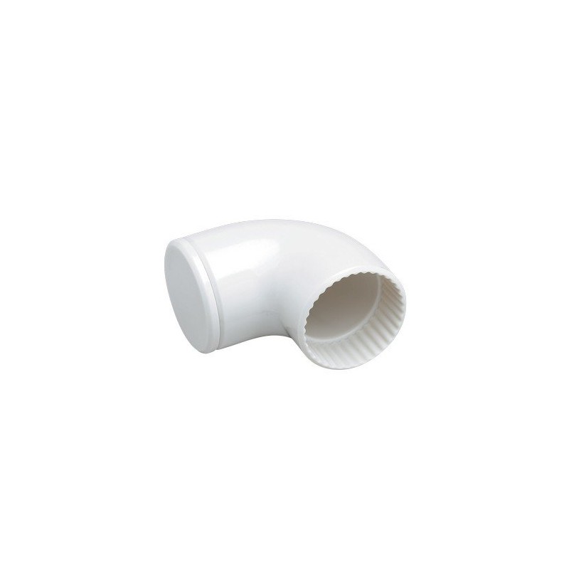Homecraft Grab Rail System Fluted 90° Elbow, Used for Connecting