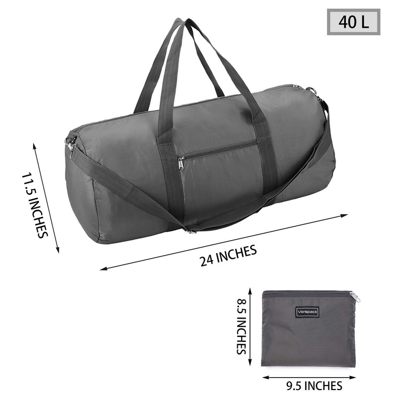 Vorspack - bolsa deportiva plegable y ligera, con bolsillo interior